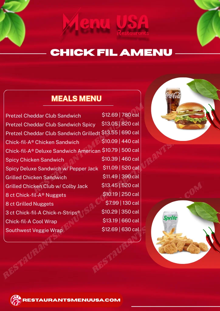 Chick-fil-A Meals Menu