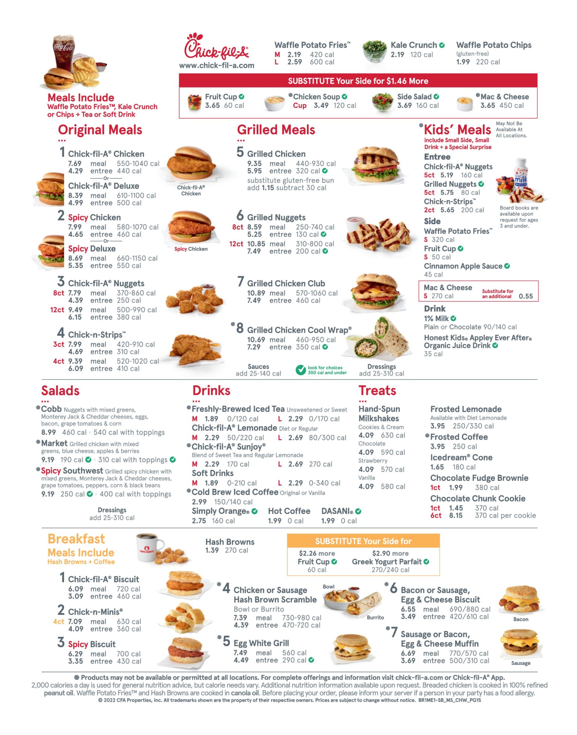 Chick-fil-A Complete Menu Guide