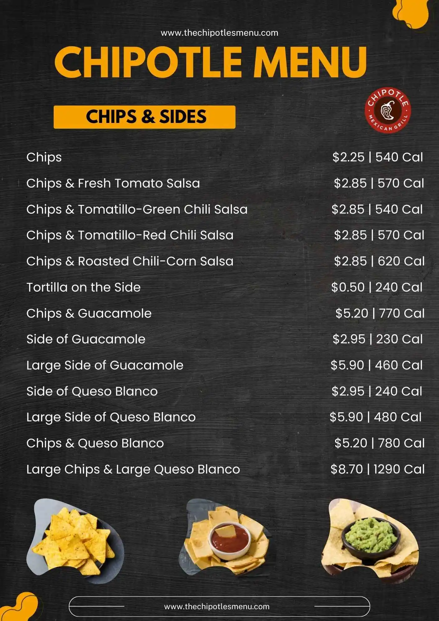 Chipotle Menus  - Menu Examples, AI Menu Generator