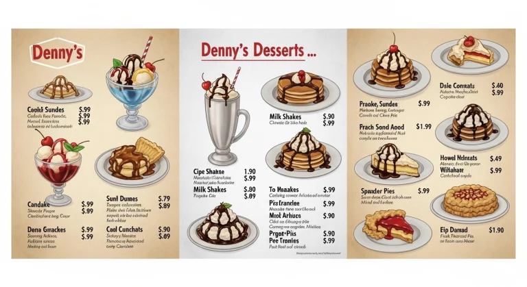 Denny's Menus  - Menu Examples, AI Menu Generator