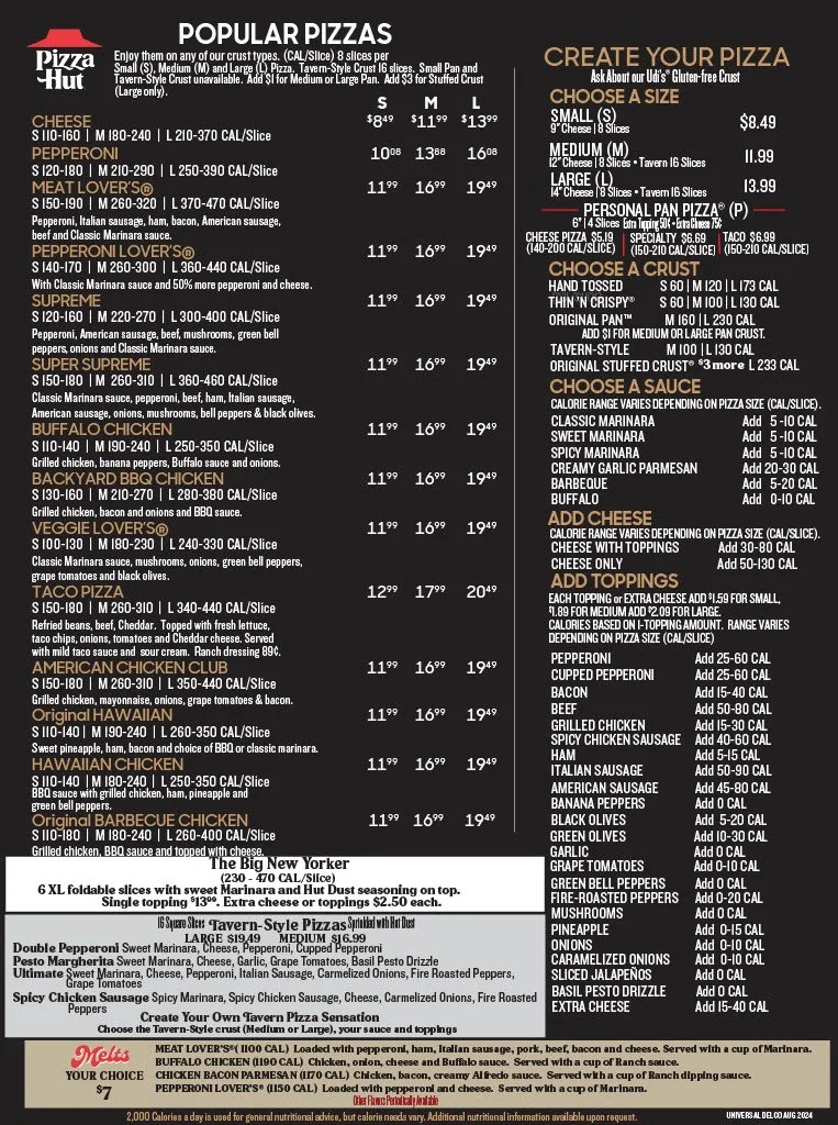 Pizza Hut – Popular Pizzas & Create Your Pizza Menu