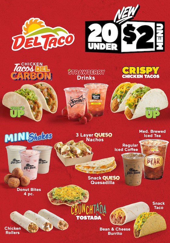 Del Taco Value Menu - Free AI Menu Generator, 50+ Real Menu Examples