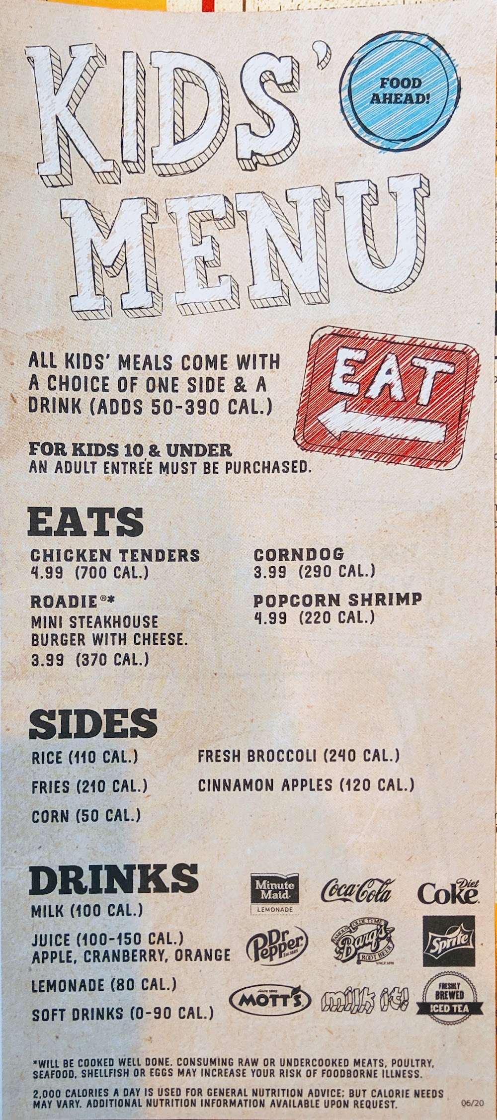 Logan's Roadhouse Menu  - Free AI Menu Generator, 50+ Real Menu Examples