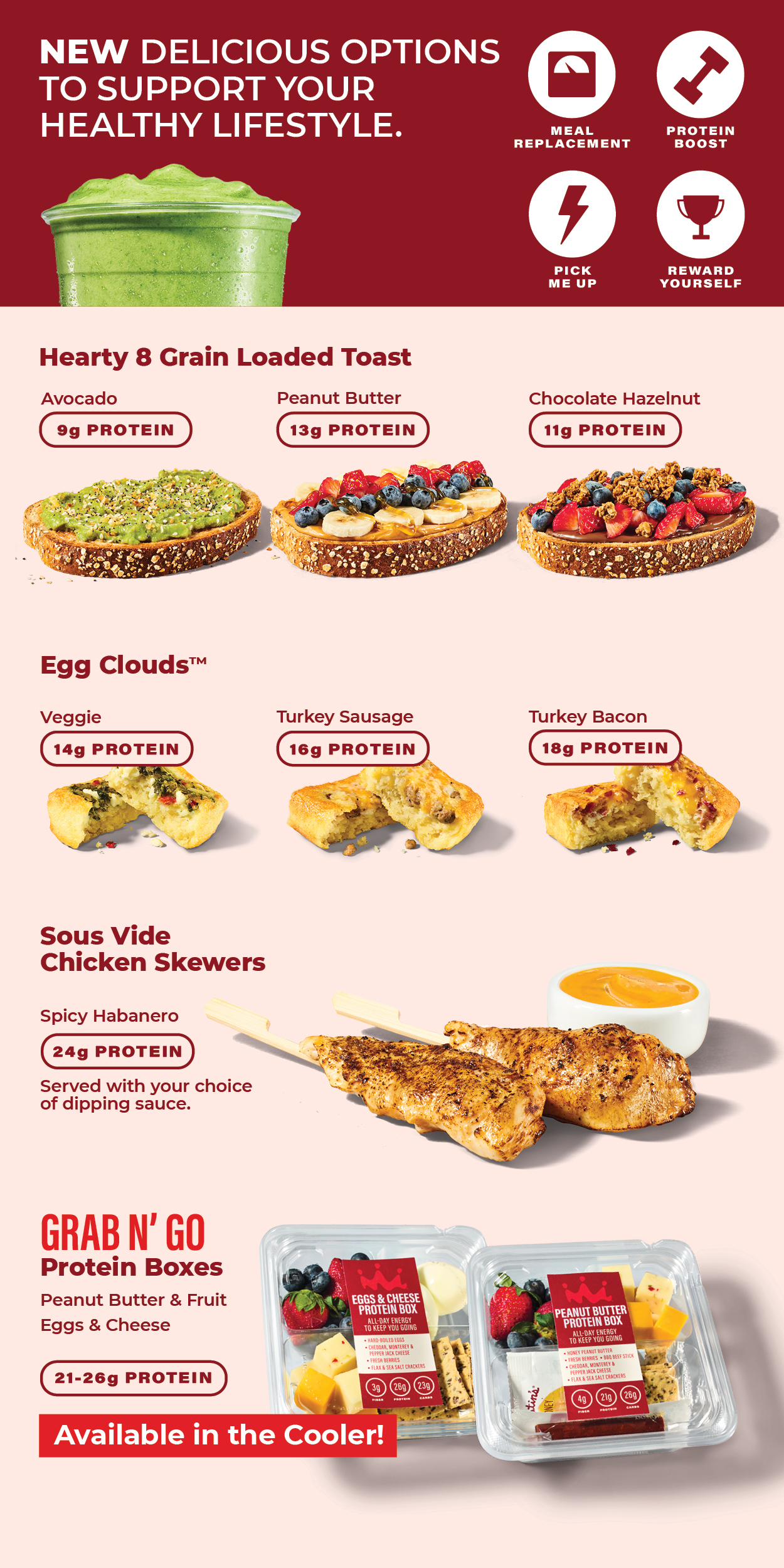 Smoothie King Healthy Menu - Free AI Menu Generator, 50+ Real Menu Examples