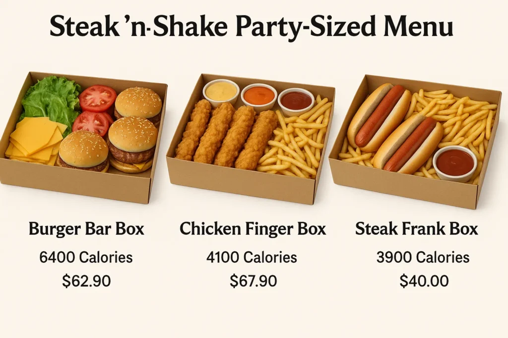 Steak ’n Shake Menu  - Free AI Menu Generator, 50+ Real Menu Examples