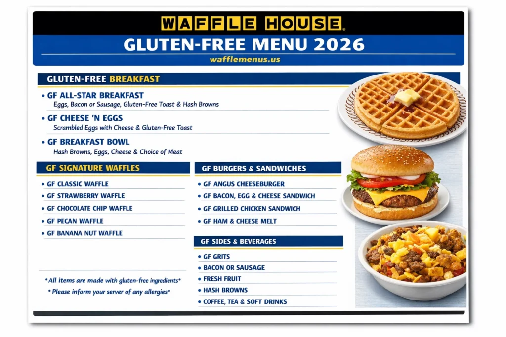 Waffle House Menu  - Free AI Menu Generator, 50+ Real Menu Examples